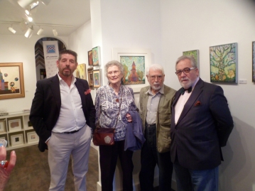 Ángel Maroto, Claudine, Juan Romero y D. Tomás Paredes.